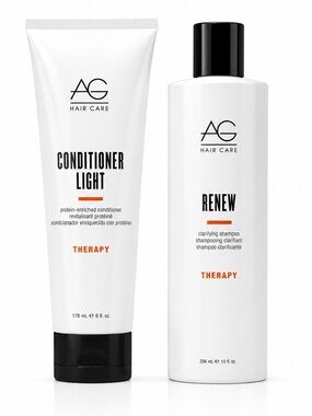 AG Hair Care Renew Clarifying Shampoo & Conditioner Light Set
